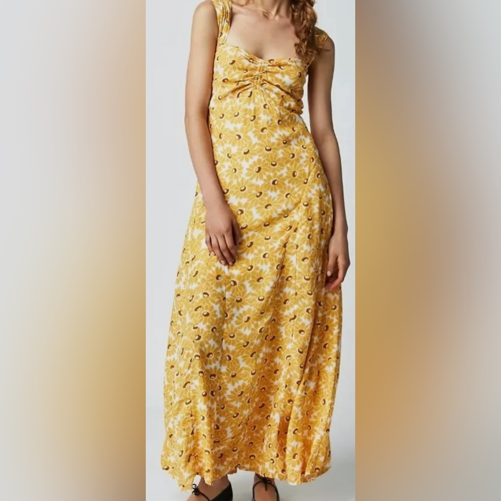 Free People Rosalee Midi Dress NWOT Size XS